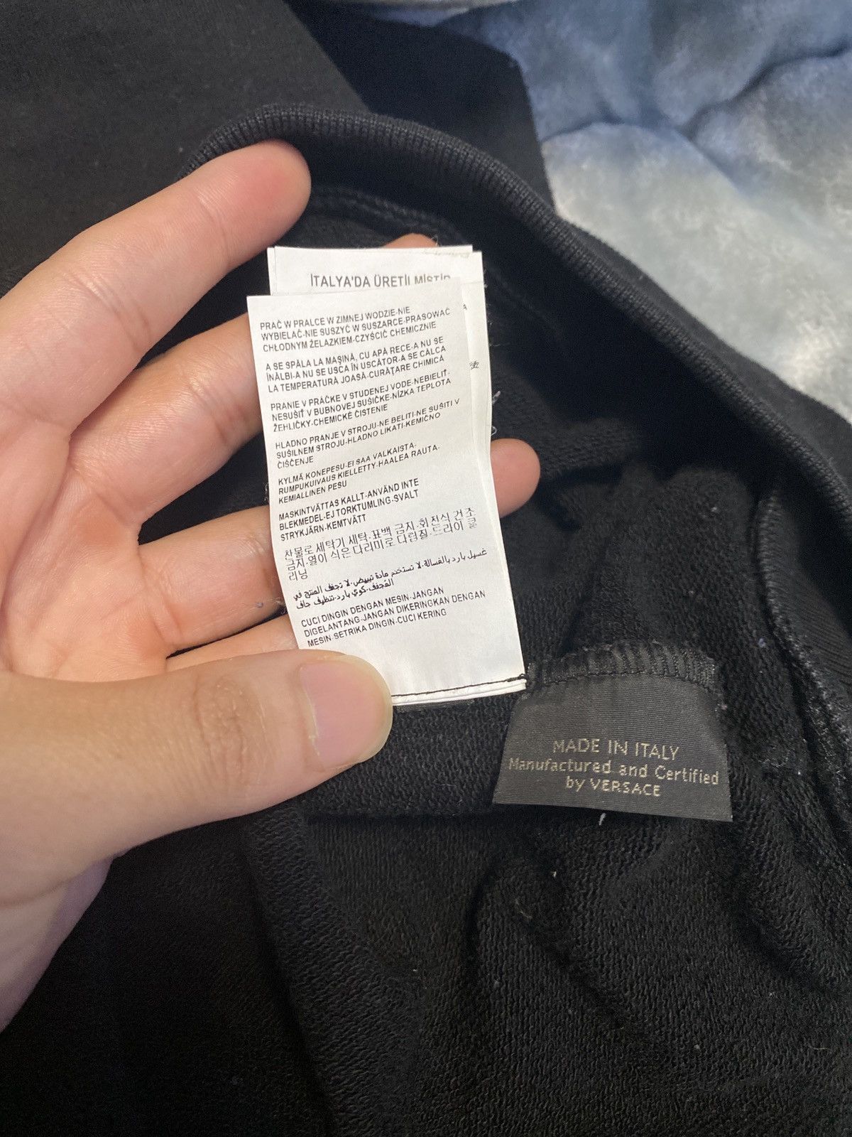 Versace Versace Men’s Black Crewneck Size US XL / EU 56 / 4 - 6 Thumbnail