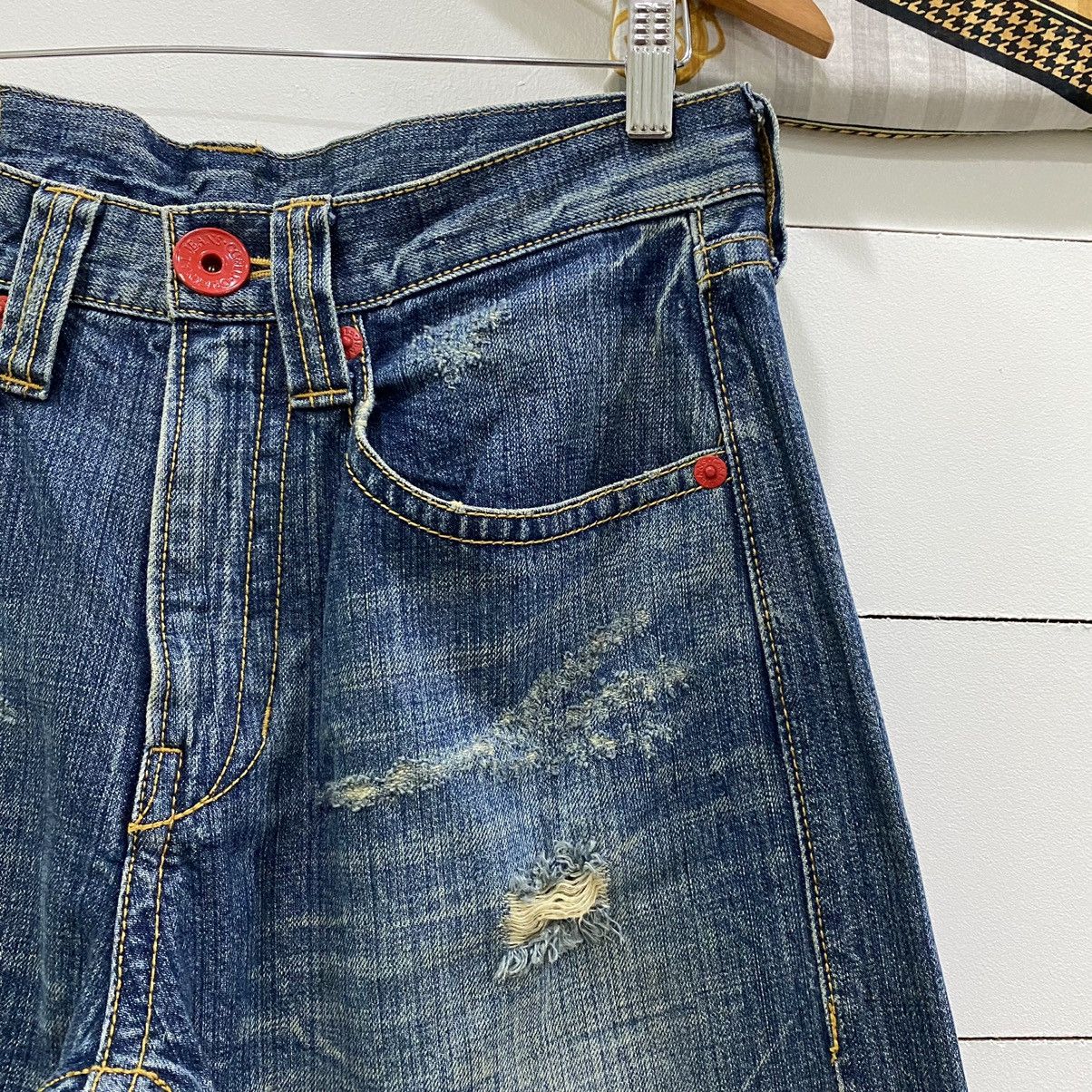 Japanese Brand × Vintage Vintage Co&Lu Coandlu Big Logo Denim Jeans Size US 31 - 11 Thumbnail