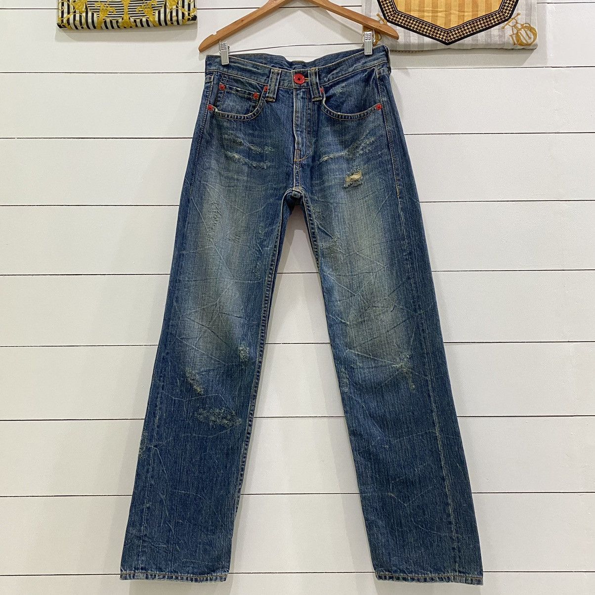 Japanese Brand × Vintage Vintage Co&Lu Coandlu Big Logo Denim Jeans Size US 31 - 7 Thumbnail