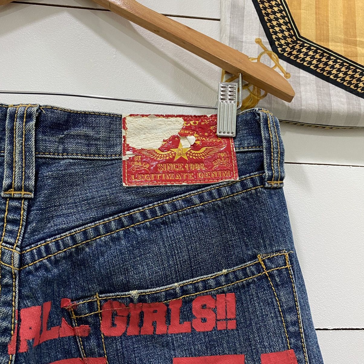 Japanese Brand × Vintage Vintage Co&Lu Coandlu Big Logo Denim Jeans Size US 31 - 14 Thumbnail