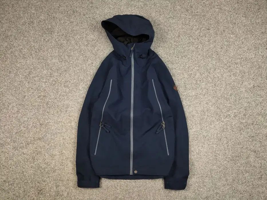 O'Neill O'neill Hail-Shell Navy Blue Hooded Zip Pocket Jacket Size US XL / EU 56 / 4 - 1 Thumbnail