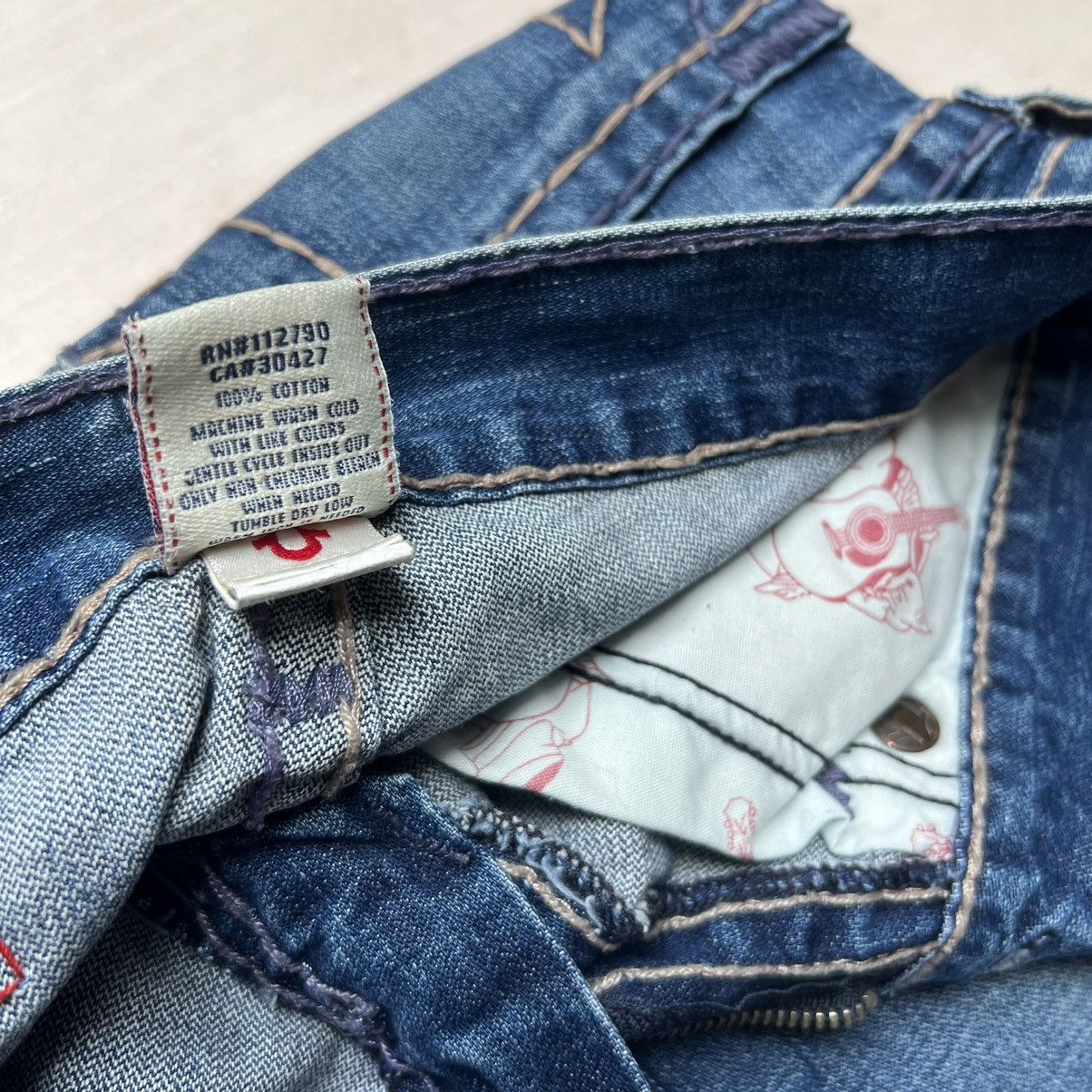 True Religion × Vintage True Religion Denim Jeans Trousers Pants Embroidered Logo Size US 32 / EU 48 - 7 Thumbnail