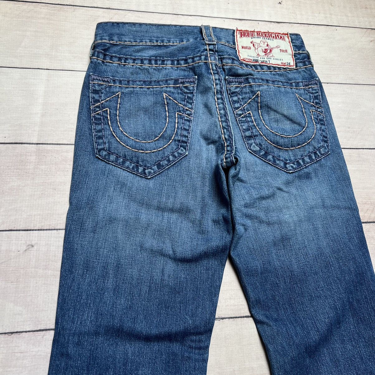 True Religion × Vintage True Religion Denim Jeans Trousers Pants Embroidered Logo Size US 32 / EU 48 - 8 Thumbnail