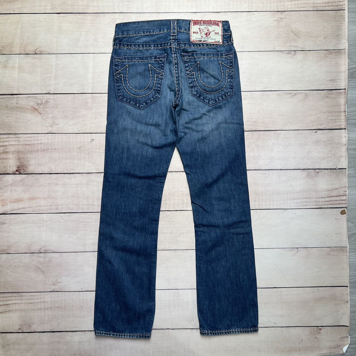 True Religion × Vintage True Religion Denim Jeans Trousers Pants Embroidered Logo Size US 32 / EU 48 - 1 Thumbnail