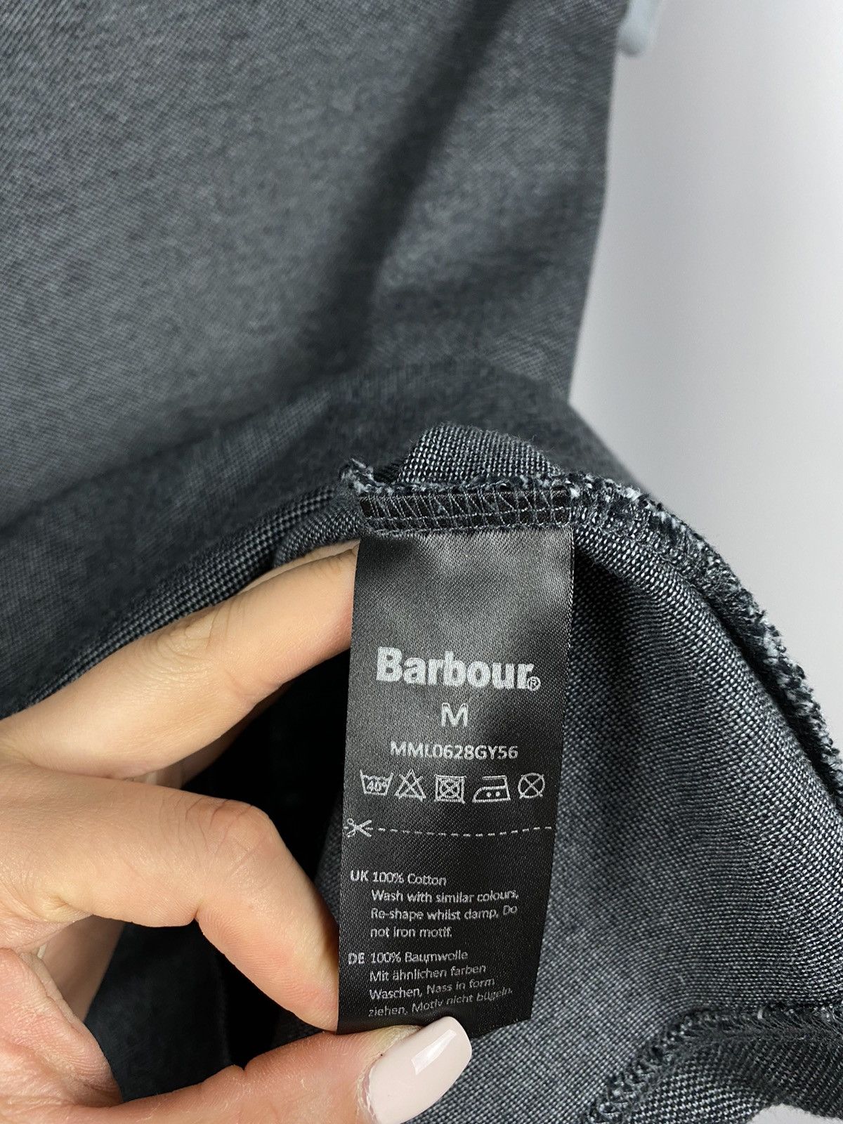 Barbour Barbour polo T-shirts gray streetwear size M Size US M / EU 48-50 / 2 - 4 Thumbnail