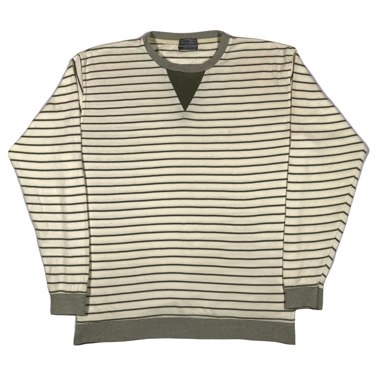 Christian Dior Monsieur Christian Dior Monsieur Striped Sweatshirt Size US L / EU 52-54 / 3 - 1 Thumbnail
