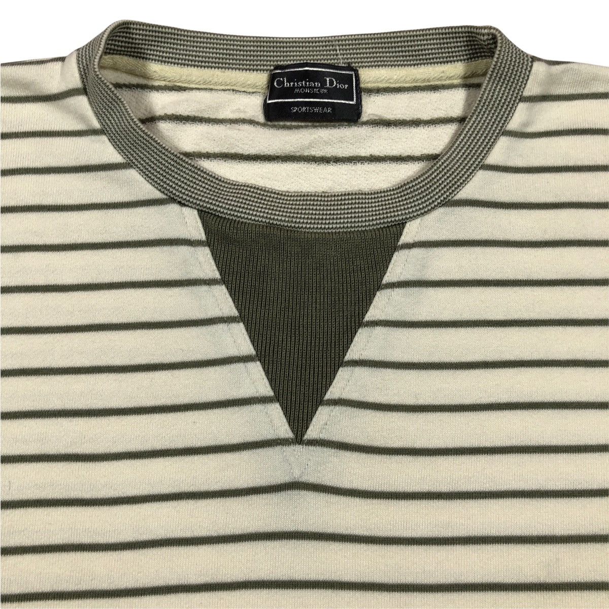 Christian Dior Monsieur Christian Dior Monsieur Striped Sweatshirt Size US L / EU 52-54 / 3 - 2 Thumbnail