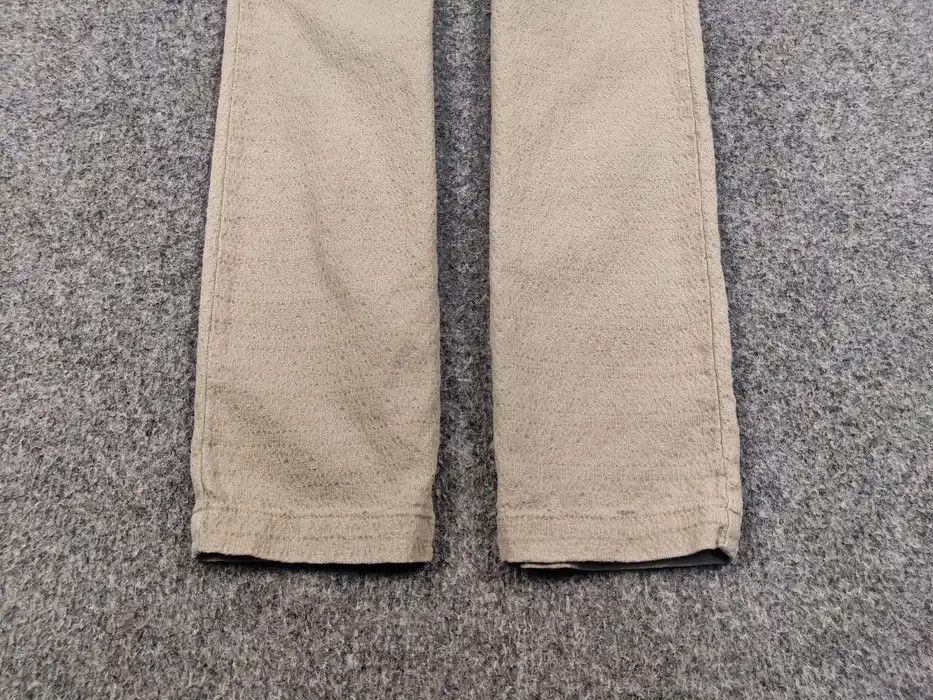 Transit Transit Par Such Beige Textured Cotton Trouser Pants Japan Size 32" / US 10 / IT 46 - 4 Thumbnail