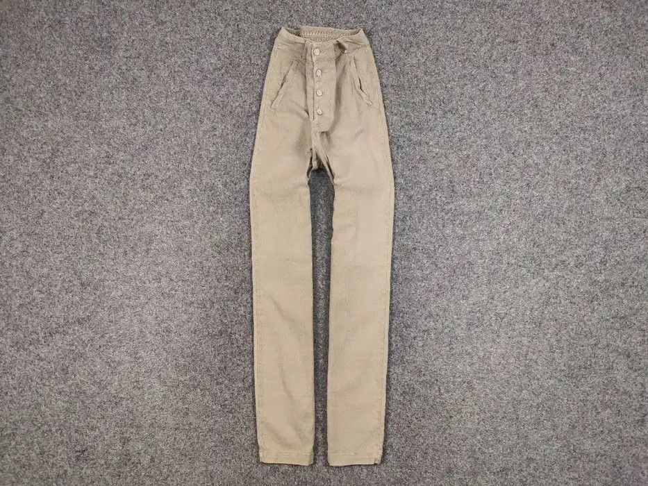 Transit Transit Par Such Beige Textured Cotton Trouser Pants Japan Size 32" / US 10 / IT 46 - 1 Thumbnail