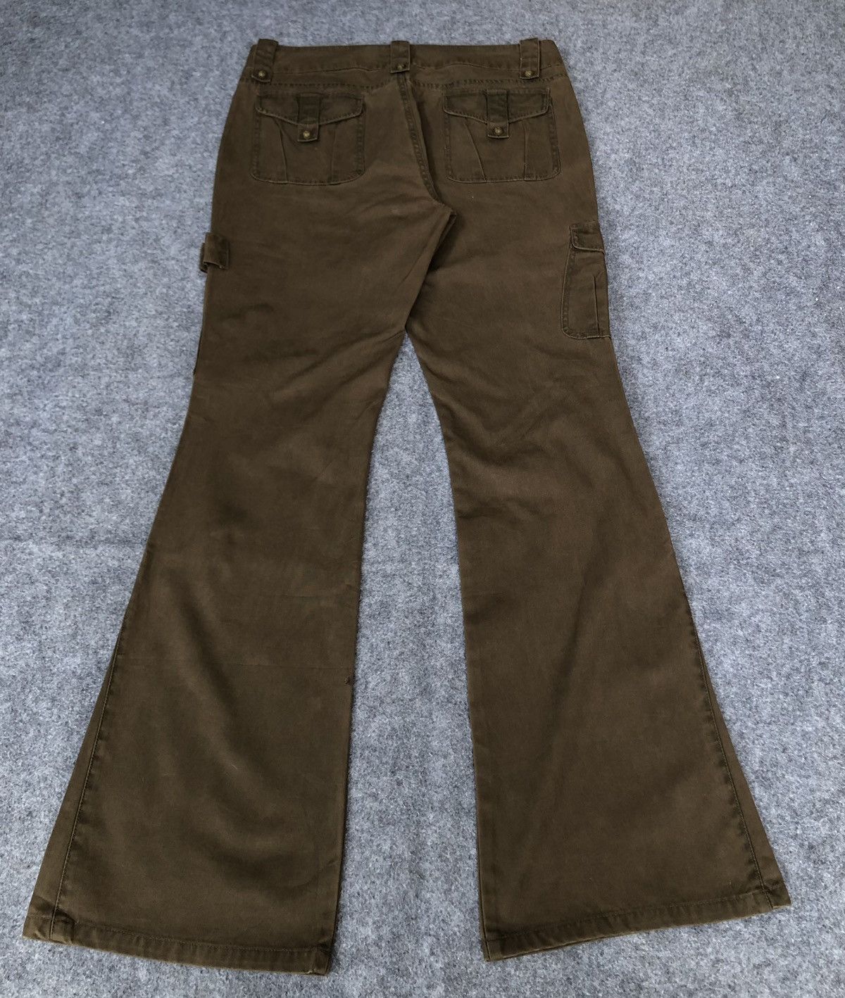 Japanese Brand RARE🔥BAL YELLOW🔥Flared Bootcut Cargo Pants Size US 34 / EU 50 - 9 Thumbnail