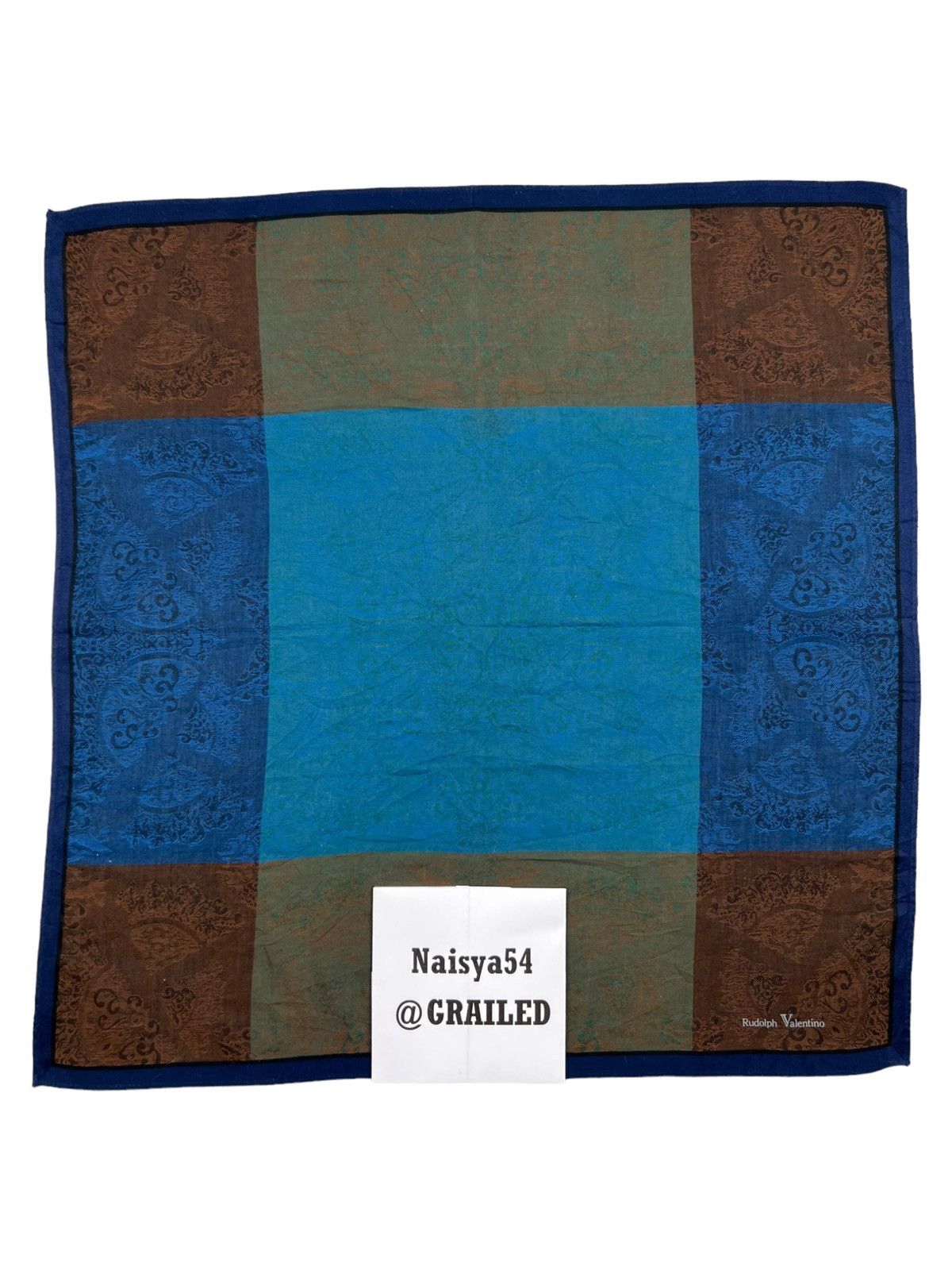 Valentino Rudolph Valentino Handkerchief Neckerchief Pocketsquare Size ONE SIZE - 3 Thumbnail