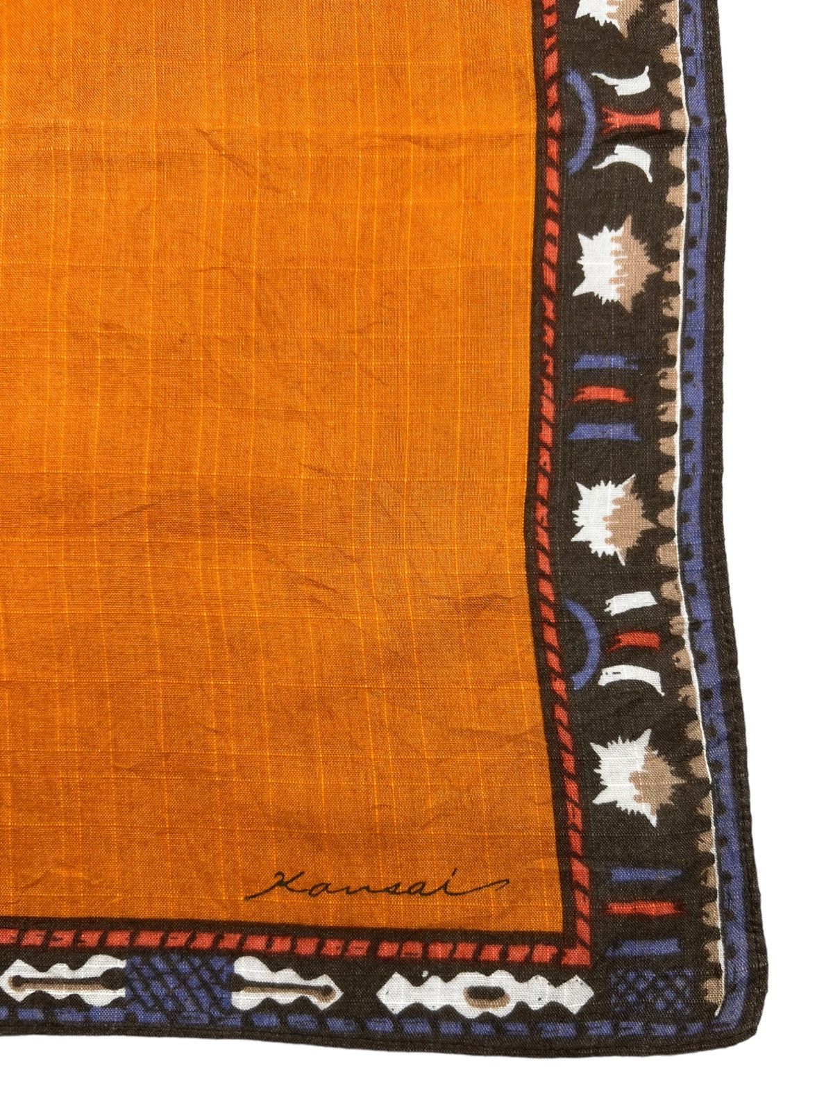 Kansai Yamamoto Kansai Handkerchief Neckerchief Bandana Pocketsquare Size ONE SIZE - 3 Thumbnail