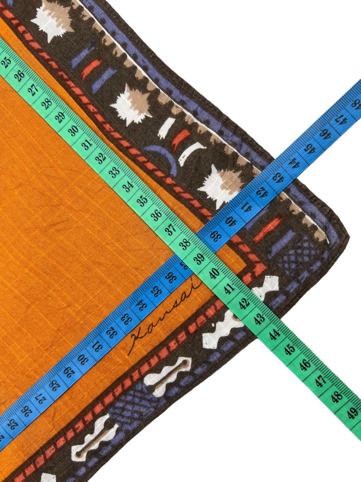 Kansai Yamamoto Kansai Handkerchief Neckerchief Bandana Pocketsquare Size ONE SIZE - 5 Thumbnail