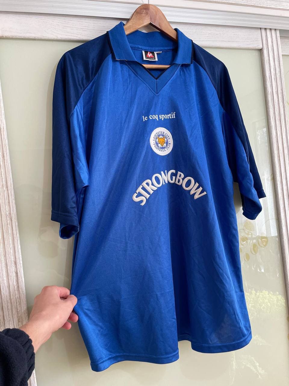 Le Coq Sportif Vintage Leicester City Soccer Jersey Football Kit Shirt Size US XXL / EU 58 / 5 - 3 Thumbnail