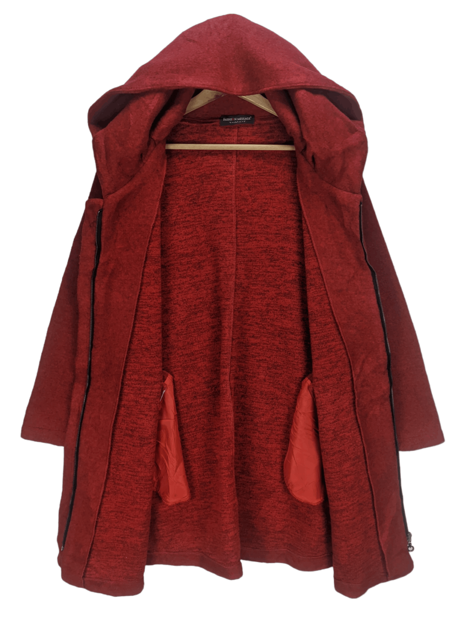 Japanese Brand Steals🔥Long Coat Jacket Hooded by Fashion Message Size M / US 6-8 / IT 42-44 - 5 Thumbnail