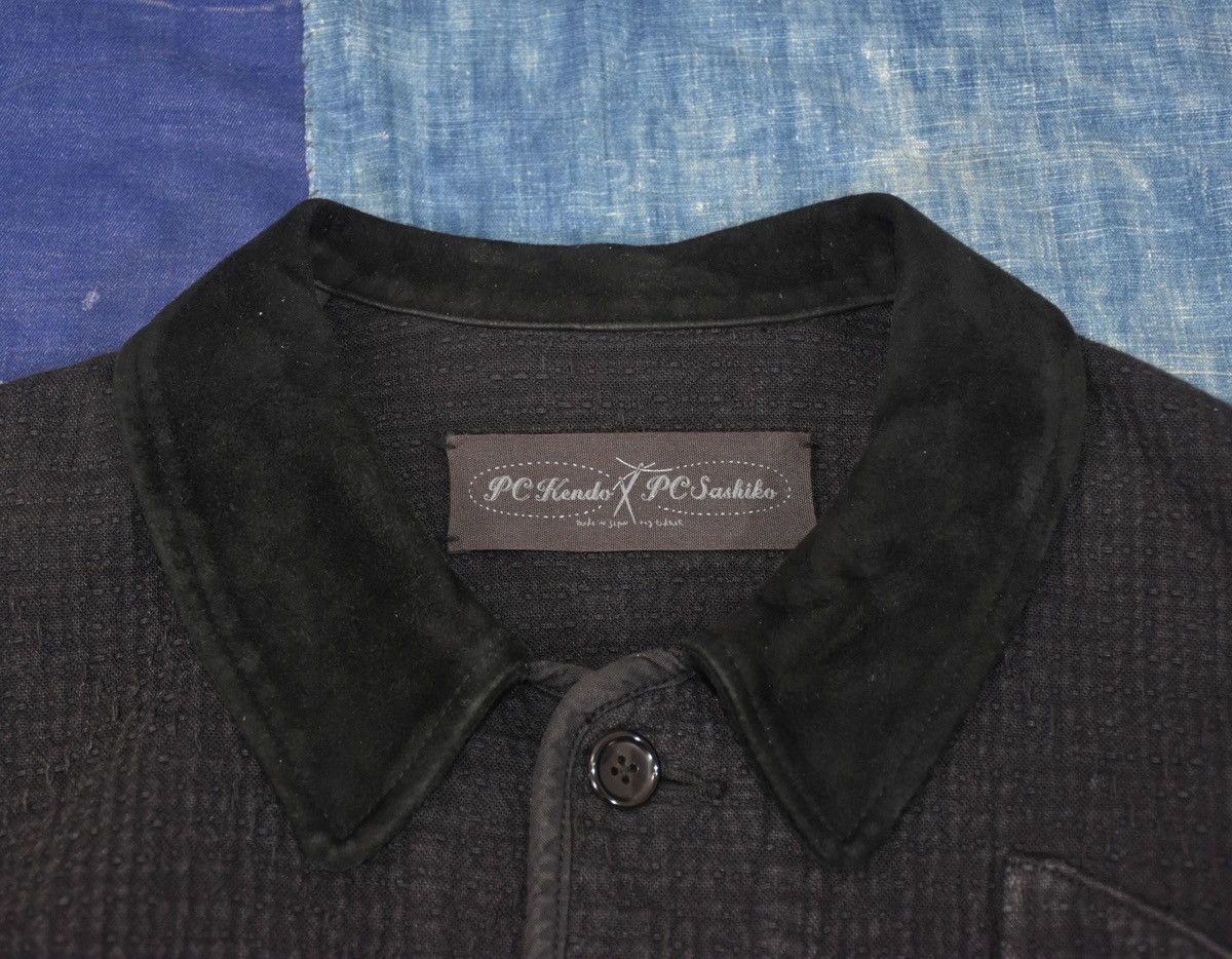 Porter Classic Porter Classic Sashiko French Jacket W/Leather sizeL |  Grailed