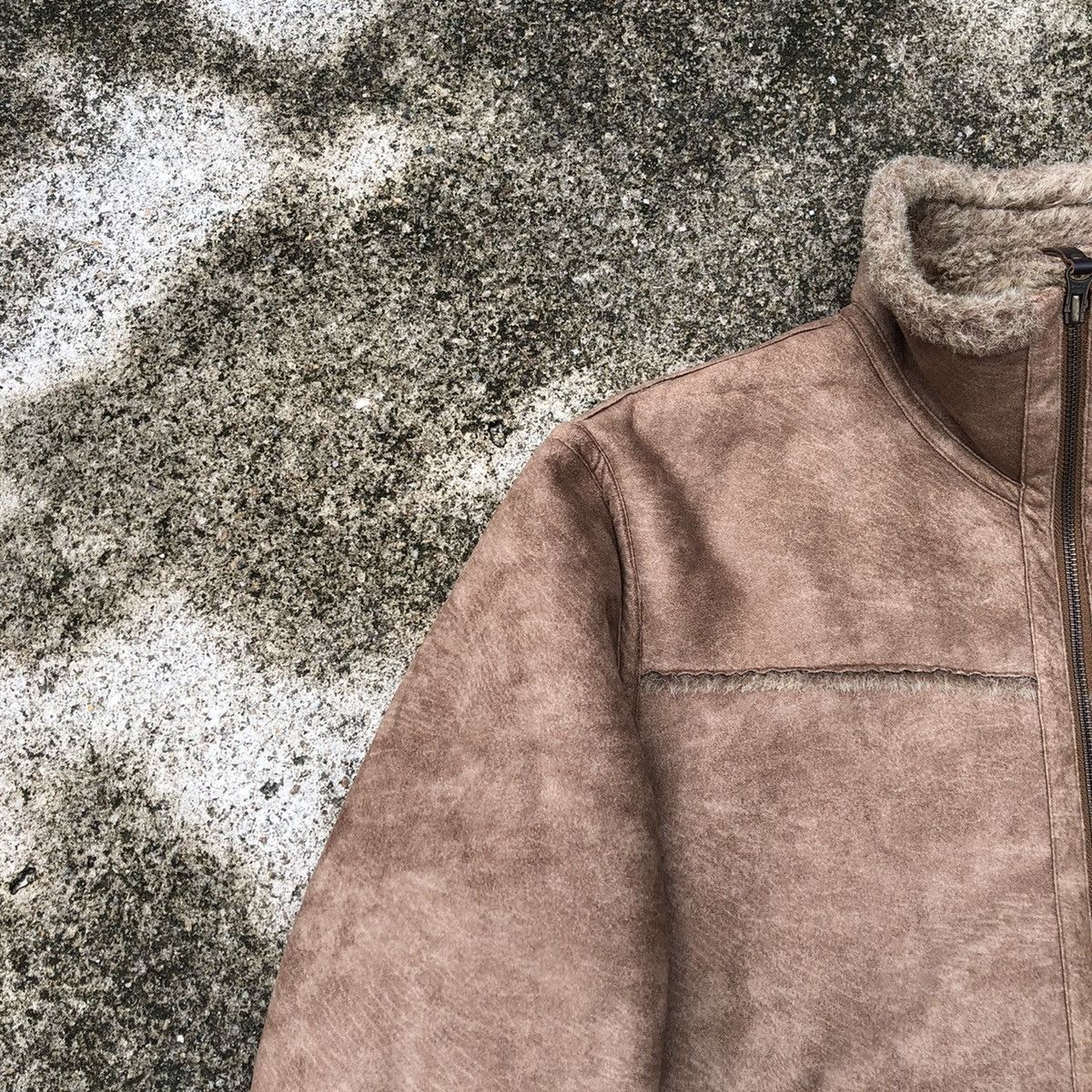 Japanese Brand 🔥Rare🔥Carters Full Zipper Sheepskin Sherpa Heavy Jacket Size US M / EU 48-50 / 2 - 9 Thumbnail