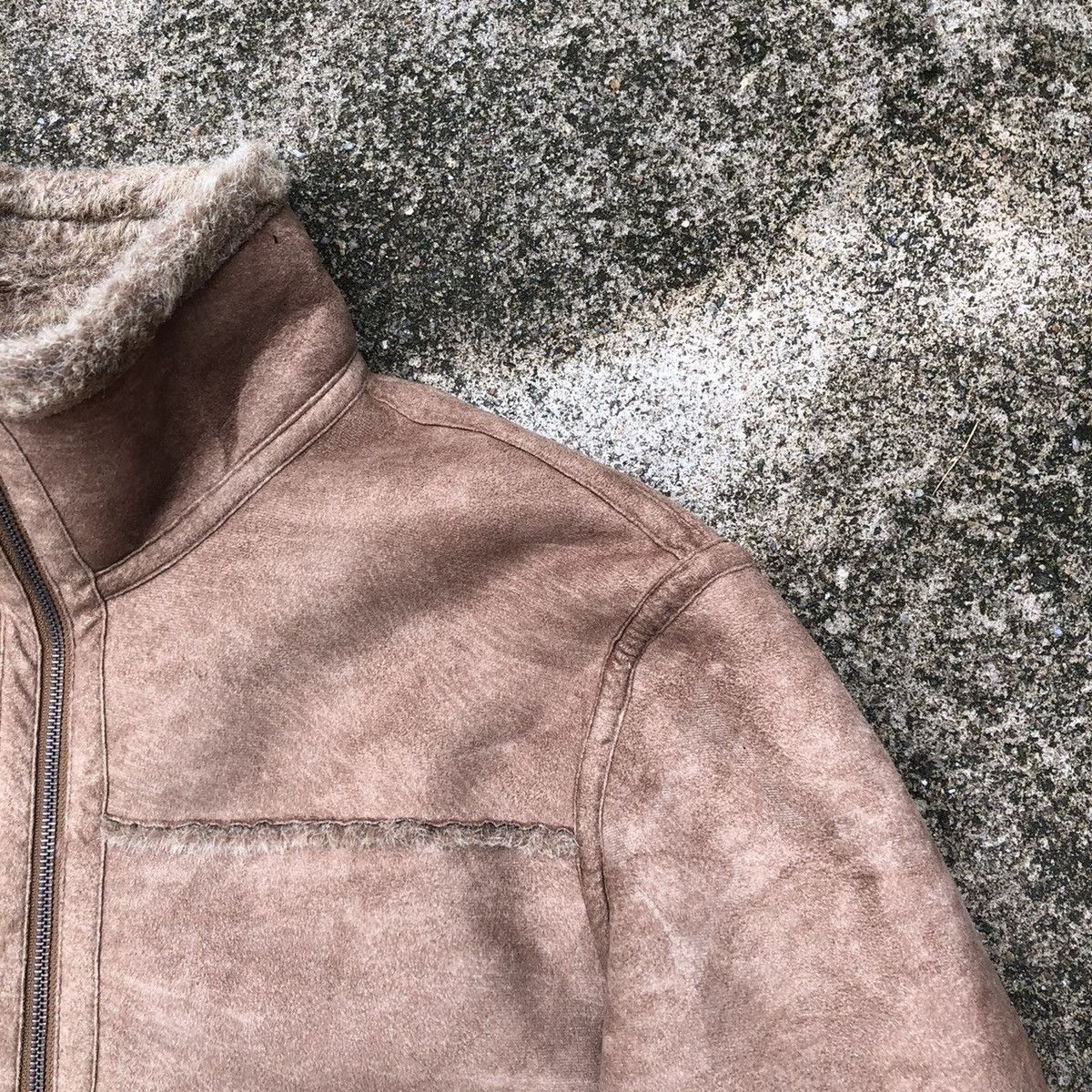 Japanese Brand 🔥Rare🔥Carters Full Zipper Sheepskin Sherpa Heavy Jacket Size US M / EU 48-50 / 2 - 7 Thumbnail