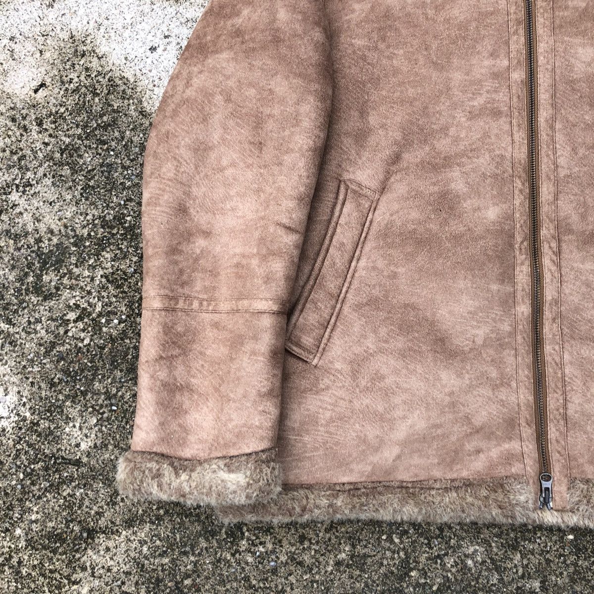 Japanese Brand 🔥Rare🔥Carters Full Zipper Sheepskin Sherpa Heavy Jacket Size US M / EU 48-50 / 2 - 10 Thumbnail