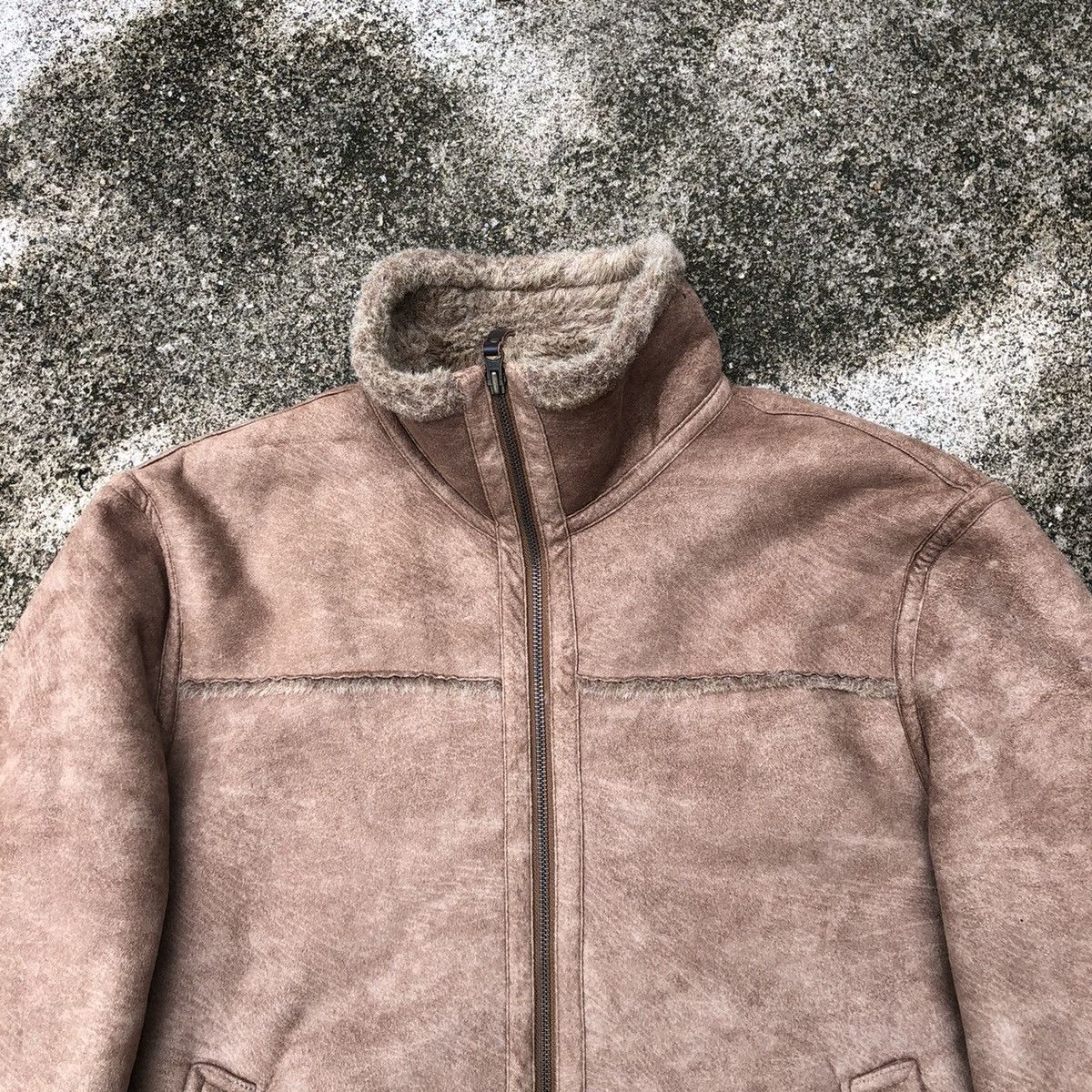 Japanese Brand 🔥Rare🔥Carters Full Zipper Sheepskin Sherpa Heavy Jacket Size US M / EU 48-50 / 2 - 2 Thumbnail