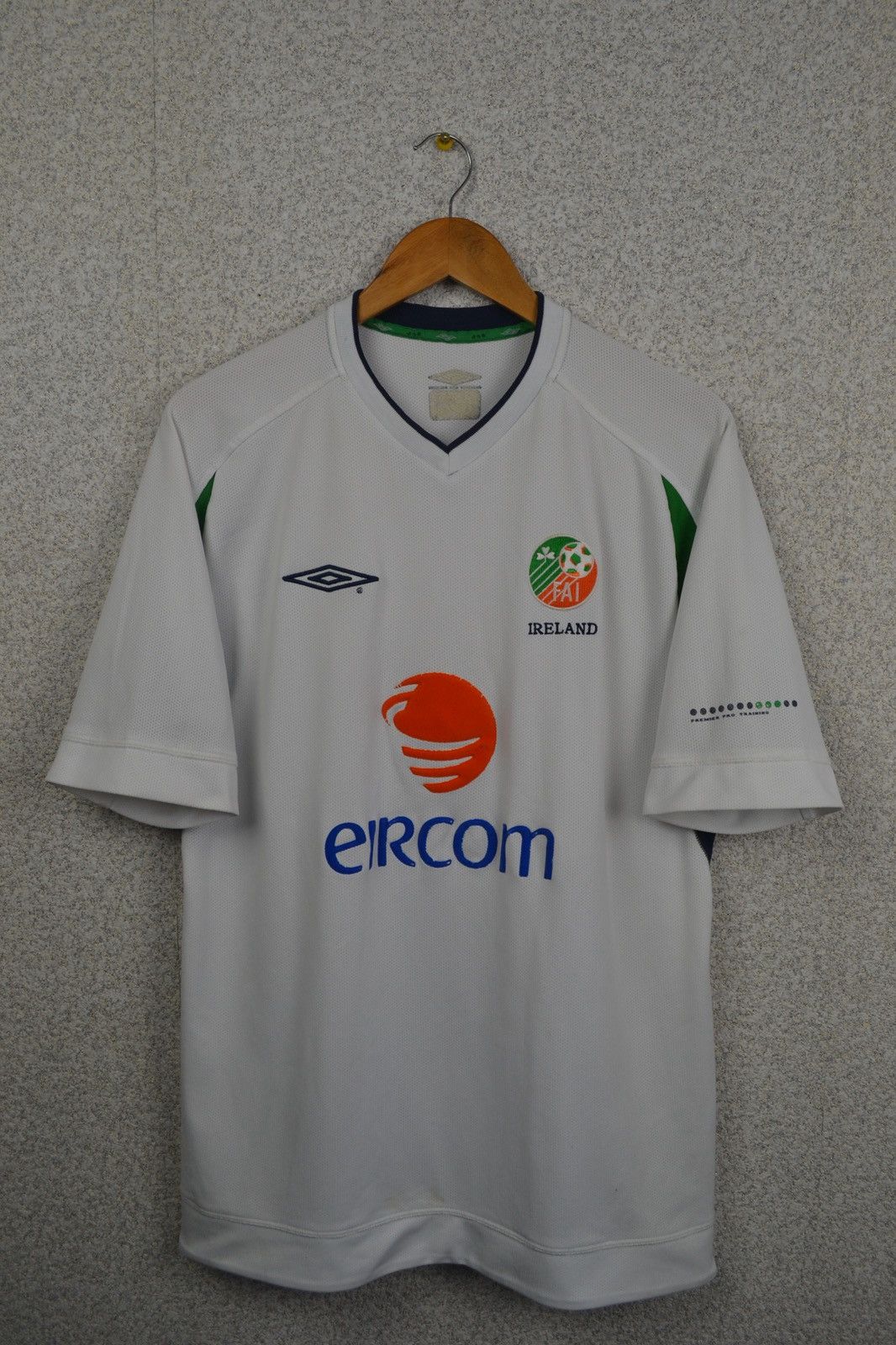 Écharpe Rétro Football République D'Irlande - Logo Brodée Traditionnelle