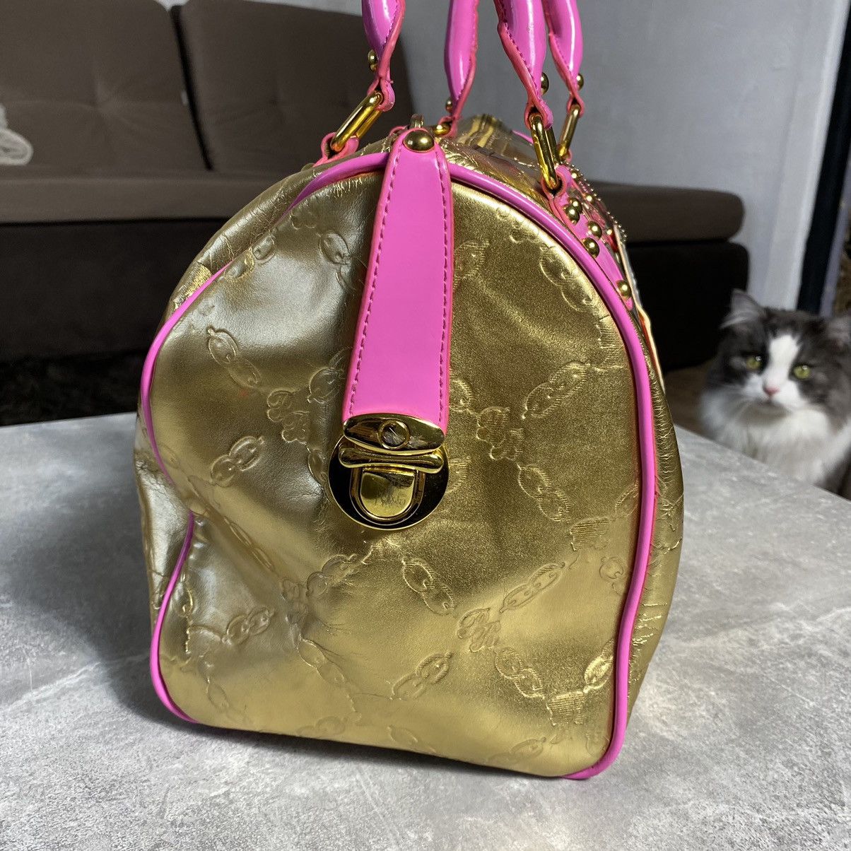 Vintage VINTAGE BARBIE PATTERN GOLD BAG Size ONE SIZE - 5 Thumbnail