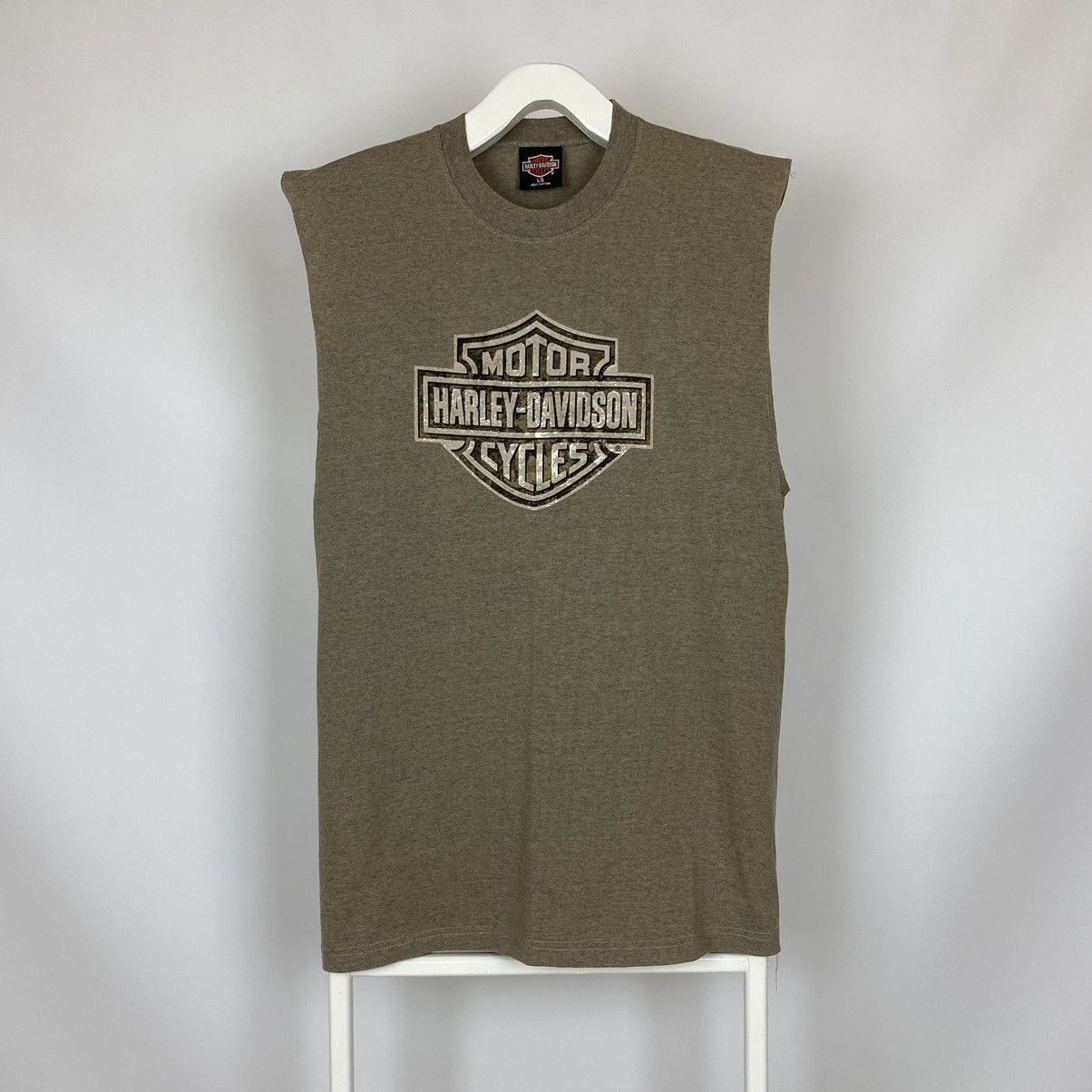 Harley Davidson × Vintage 90’s Vintage Harley Davidson USA Sleeveless Size L Size US L / EU 52-54 / 3 - 1 Thumbnail