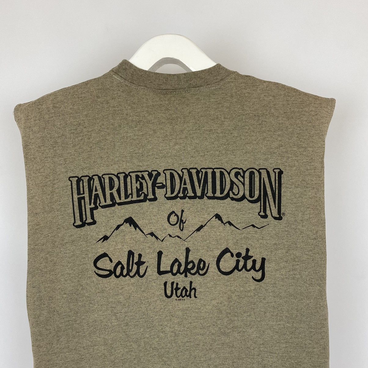 Harley Davidson × Vintage 90’s Vintage Harley Davidson USA Sleeveless Size L Size US L / EU 52-54 / 3 - 5 Thumbnail
