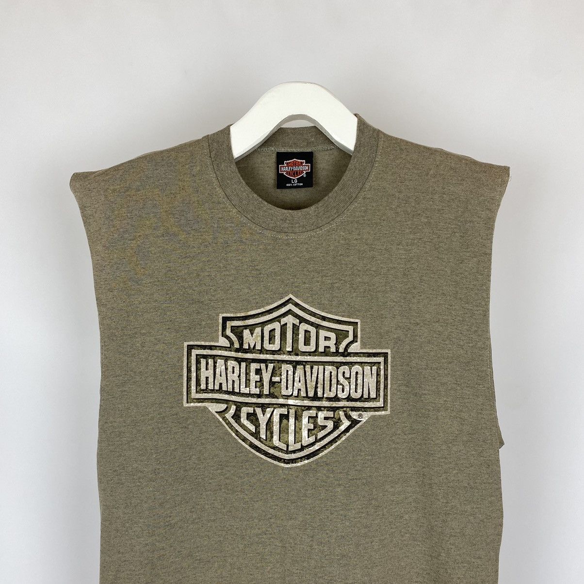 Harley Davidson × Vintage 90’s Vintage Harley Davidson USA Sleeveless Size L Size US L / EU 52-54 / 3 - 2 Thumbnail