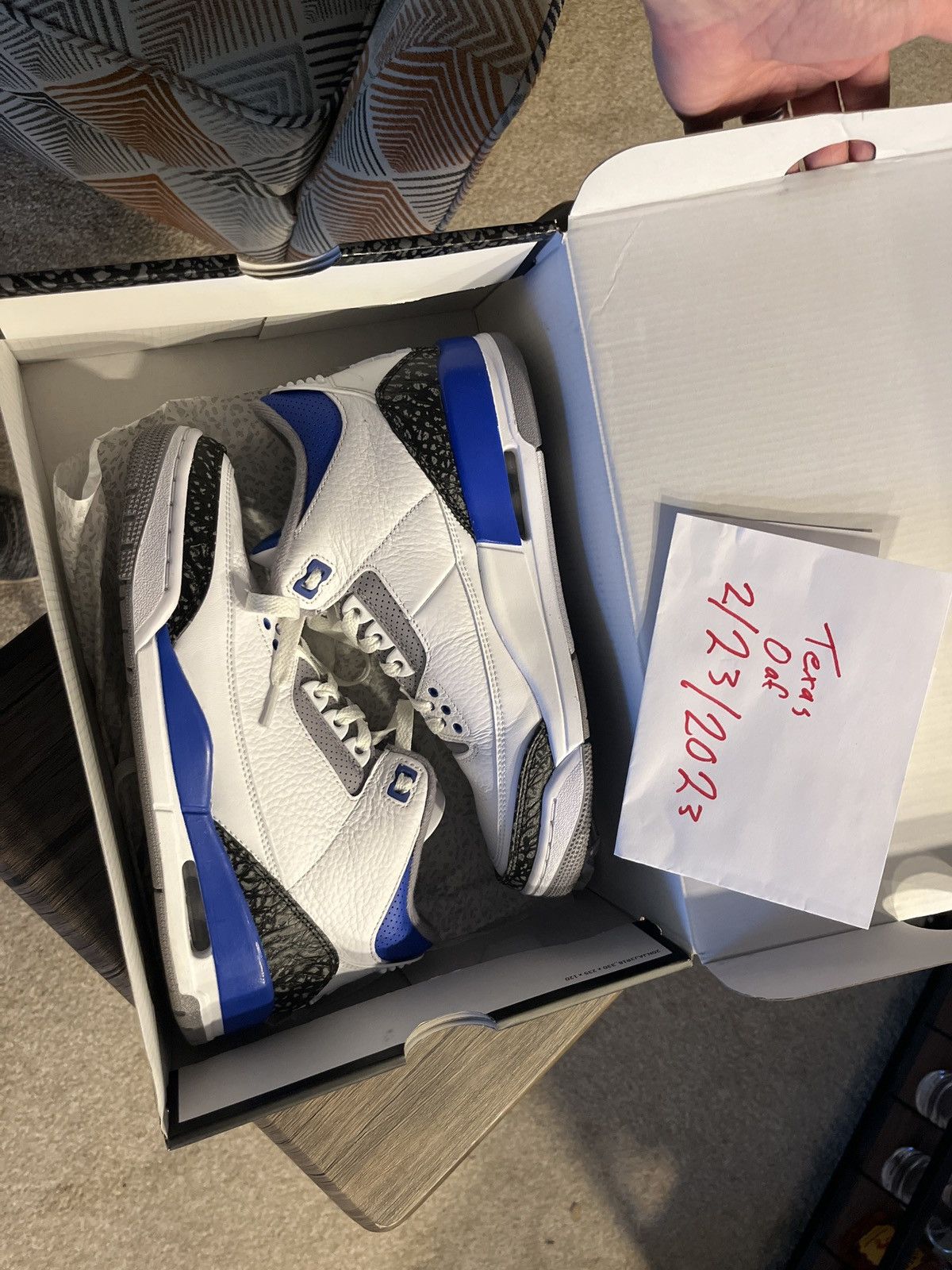 jordan 3 racer blue hibbett sports