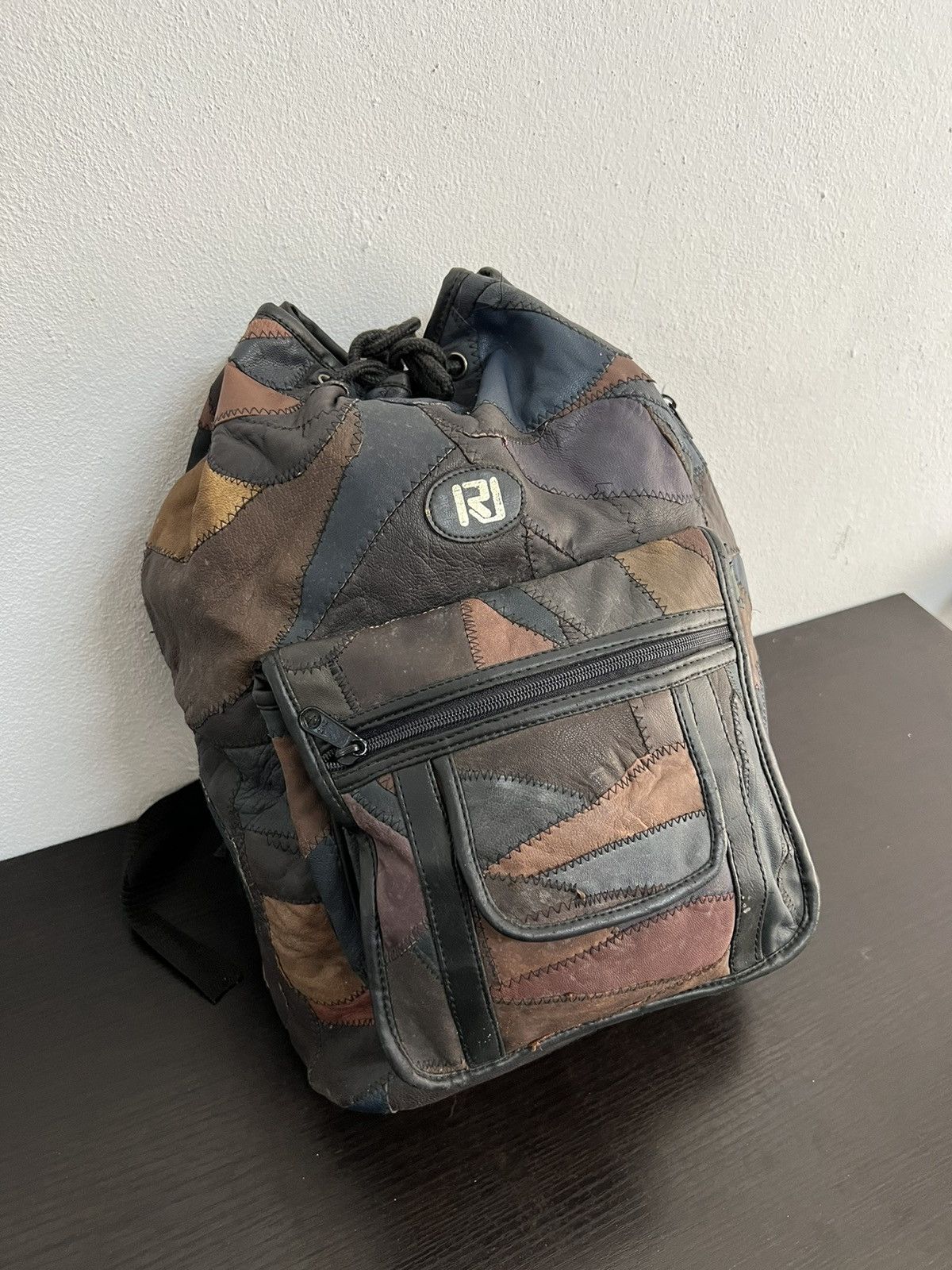 Japanese Brand Japanese Brand RJ Patchwork Design Bagpack Size ONE SIZE - 4 Thumbnail