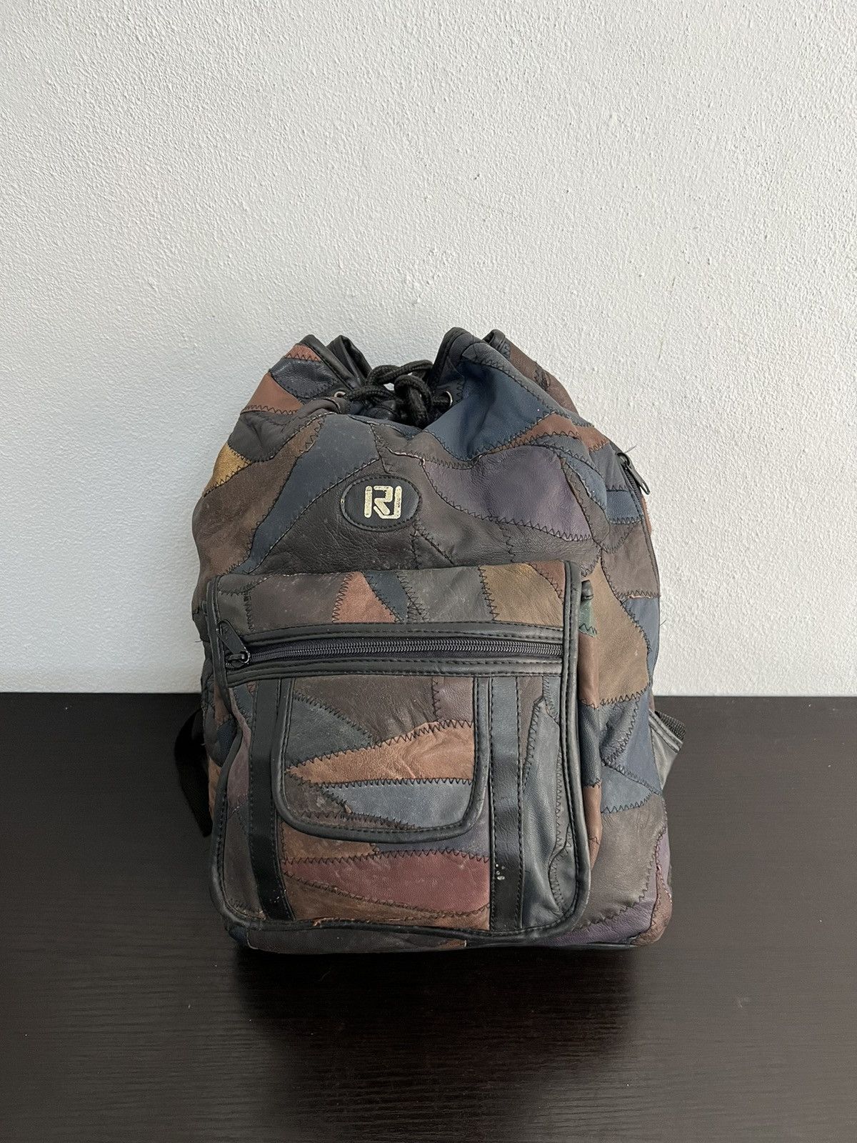 Japanese Brand Japanese Brand RJ Patchwork Design Bagpack Size ONE SIZE - 2 Thumbnail