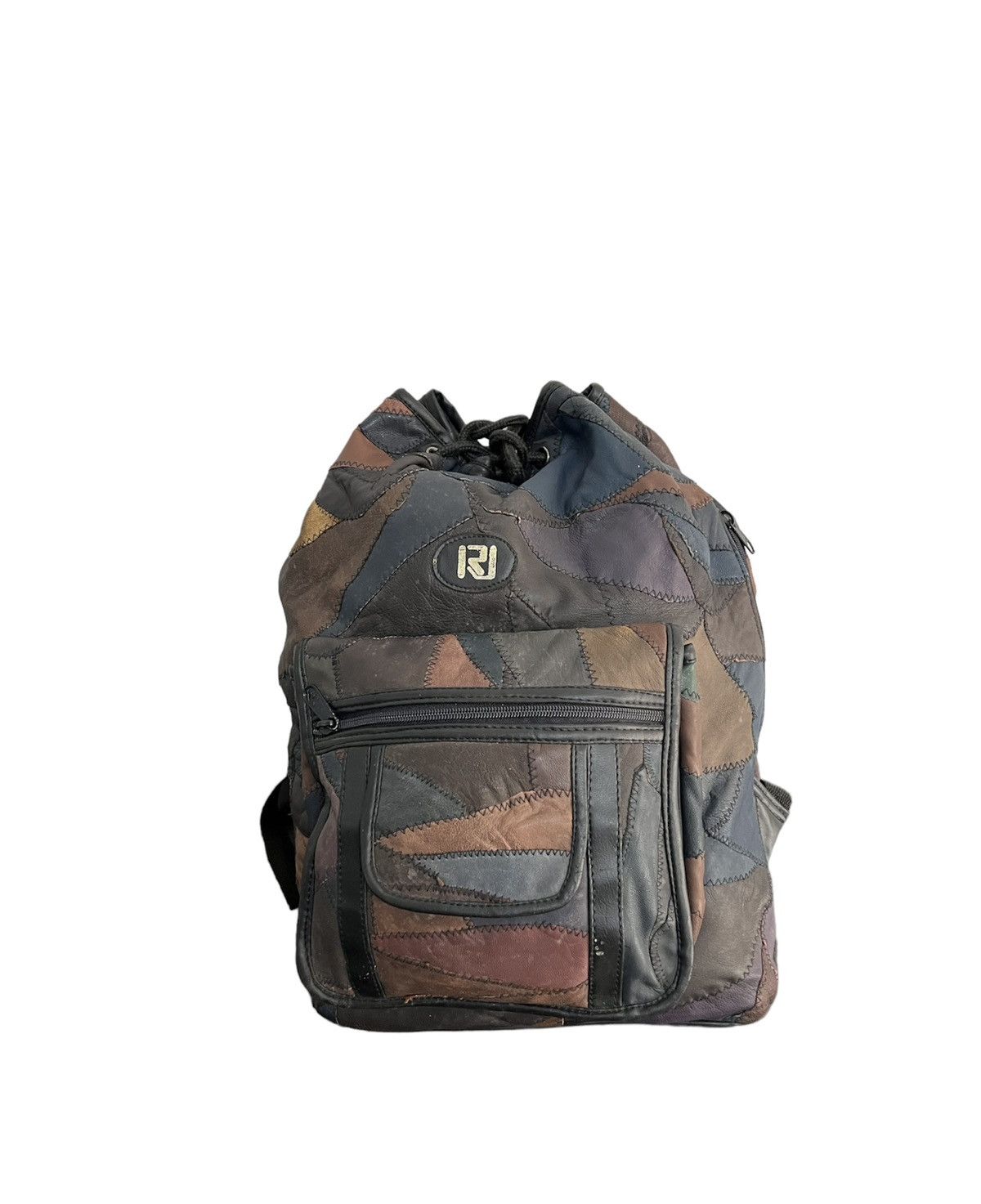 Japanese Brand Japanese Brand RJ Patchwork Design Bagpack Size ONE SIZE - 1 Thumbnail