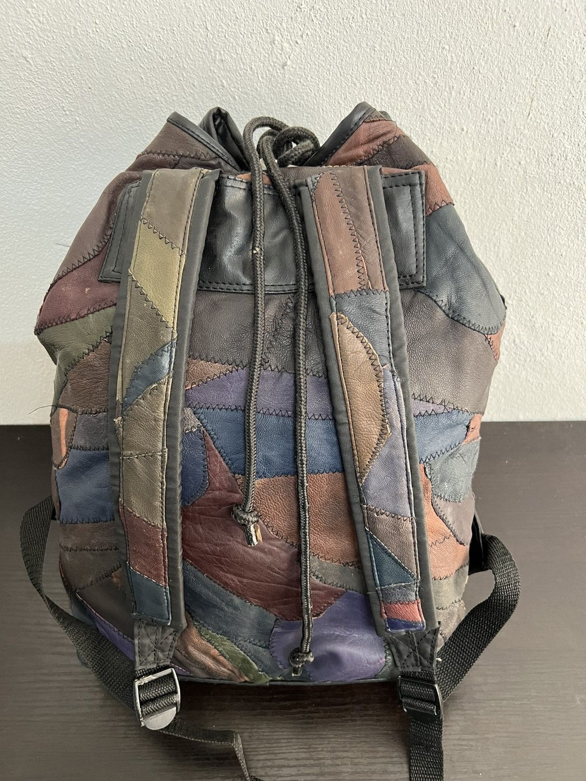 Japanese Brand Japanese Brand RJ Patchwork Design Bagpack Size ONE SIZE - 6 Thumbnail