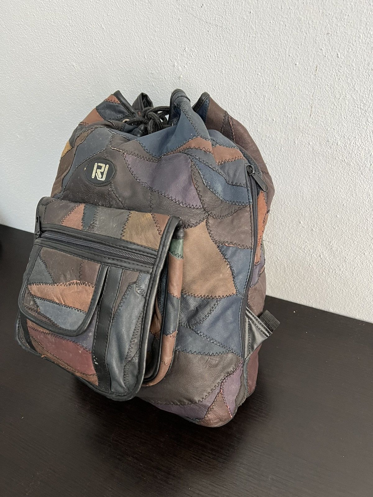 Japanese Brand Japanese Brand RJ Patchwork Design Bagpack Size ONE SIZE - 3 Thumbnail