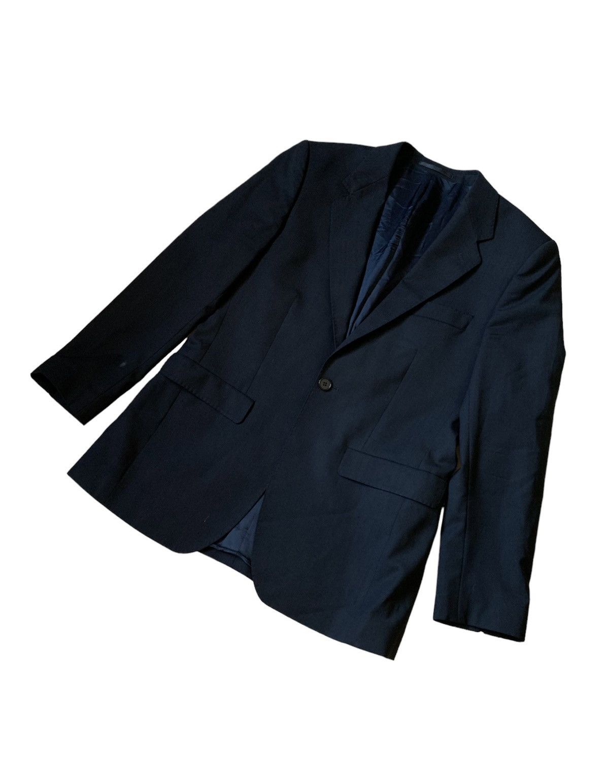 Acne Studios SS 08 Acne aktie jacket 1 black one button blazer Size 46R - 2 Thumbnail