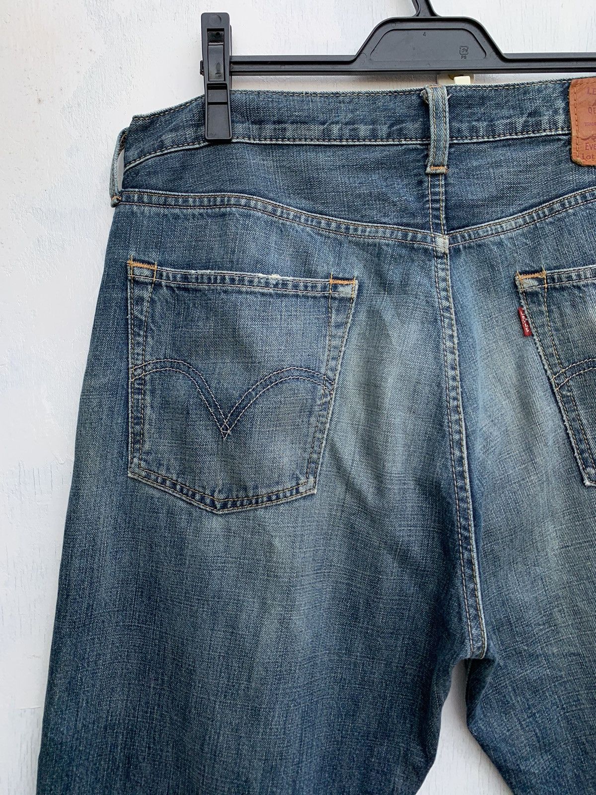 Levi's Vintage 90s Levis 503 Distressed Denim Japan Size US 34 / EU 50 - 18 Thumbnail