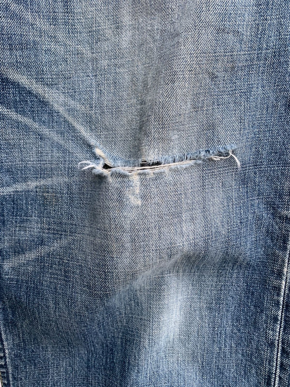 Levi's Vintage 90s Levis 503 Distressed Denim Japan Size US 34 / EU 50 - 8 Thumbnail
