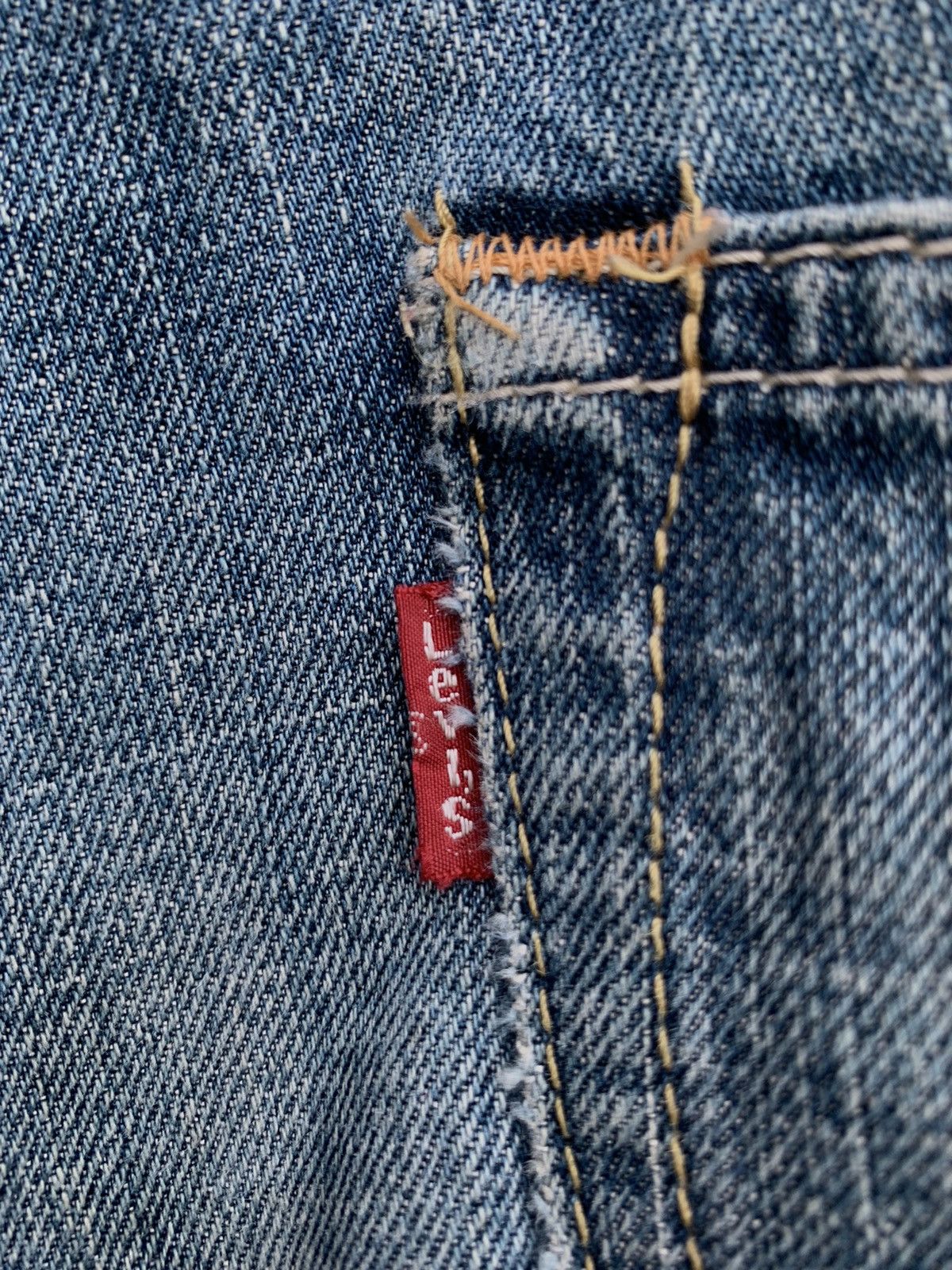 Levi's Vintage 90s Levis 503 Distressed Denim Japan Size US 34 / EU 50 - 20 Thumbnail