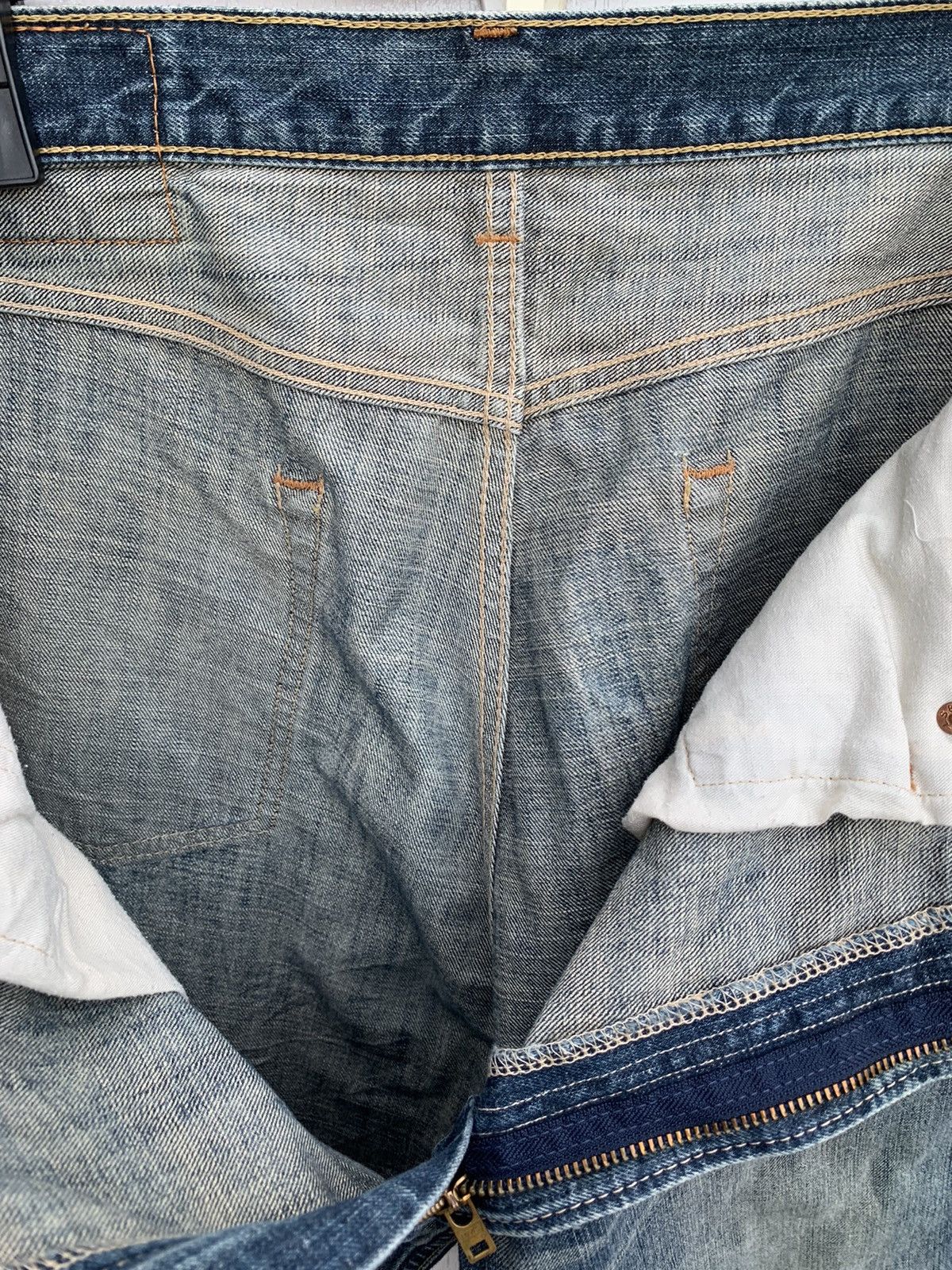 Levi's Vintage 90s Levis 503 Distressed Denim Japan Size US 34 / EU 50 - 13 Thumbnail