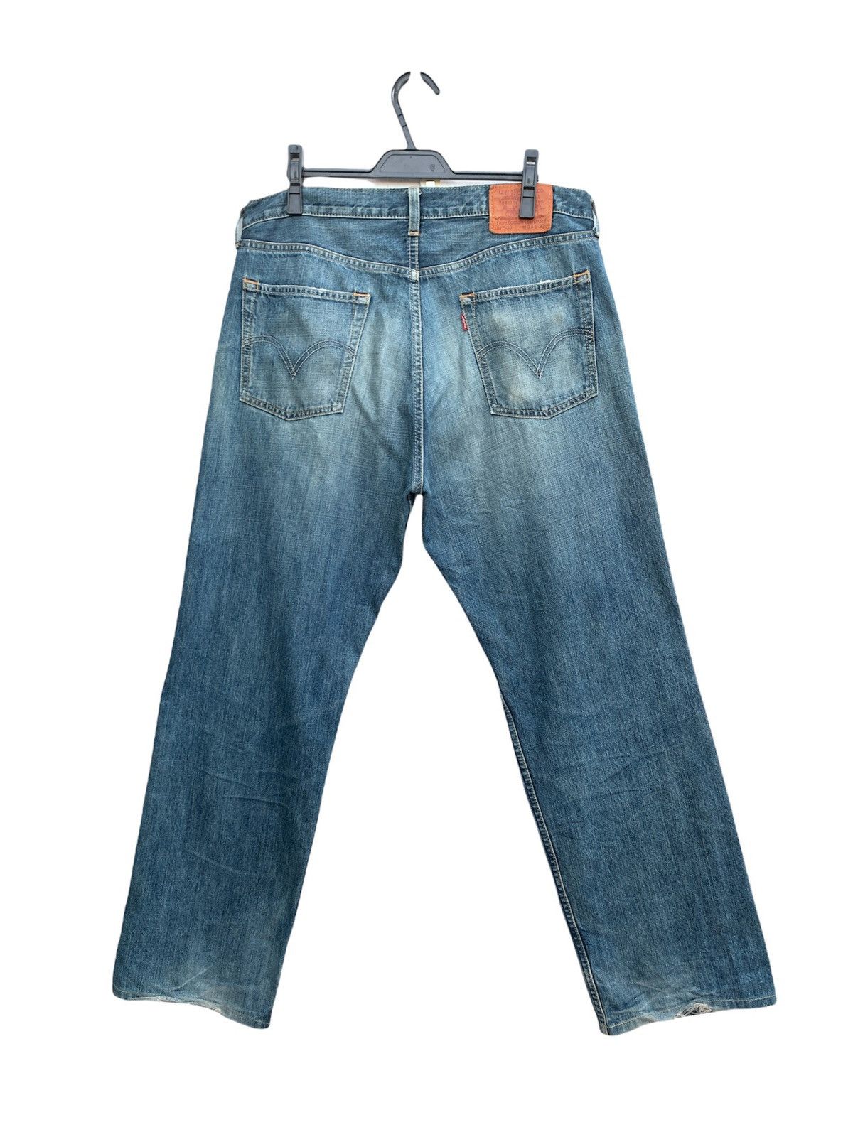 Levi's Vintage 90s Levis 503 Distressed Denim Japan Size US 34 / EU 50 - 14 Thumbnail