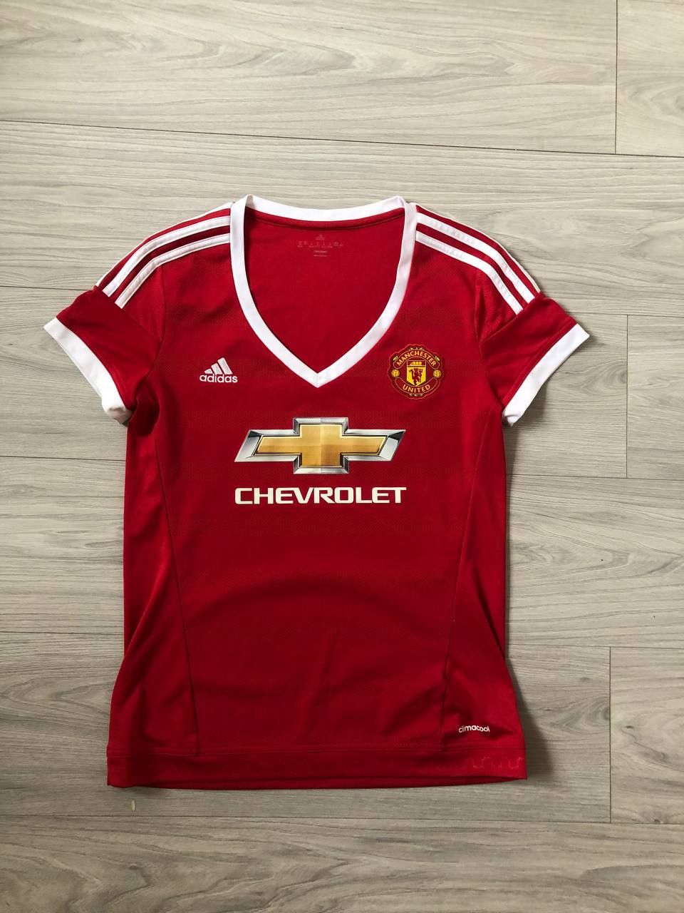 Adidas × Vintage WOMEN MANCHESTER UNITED HOME FOOTBALL SHIRT JERSEY ADIDAS Size ONE SIZE - 1 Thumbnail