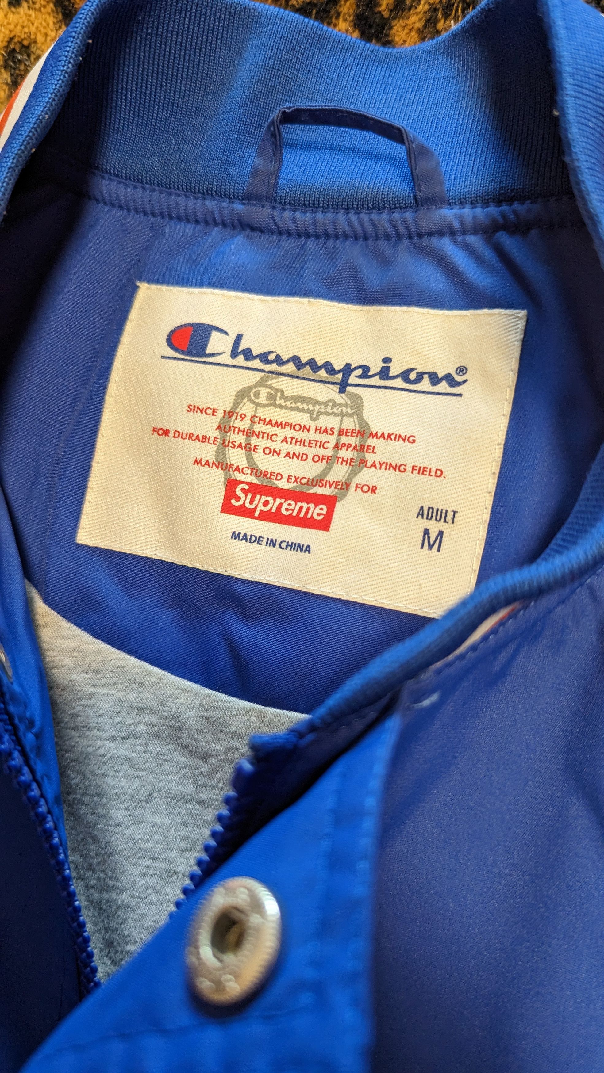 Supreme Supreme x Champion Warm Up Jacket Size US M / EU 48-50 / 2 - 3 Thumbnail