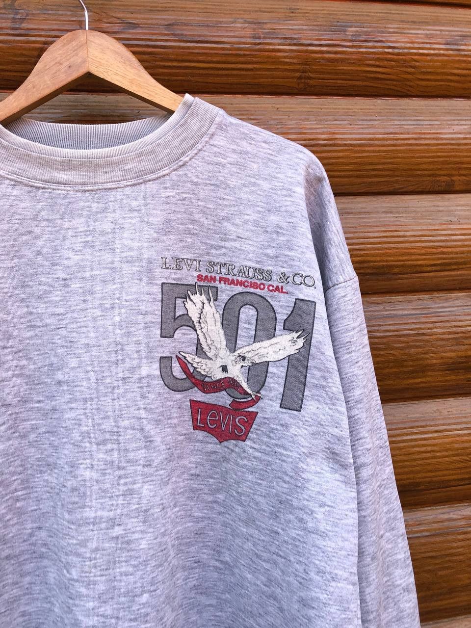 Levi's Vintage Levis 501 Longsleeve Size US XXL / EU 58 / 5 - 4 Thumbnail