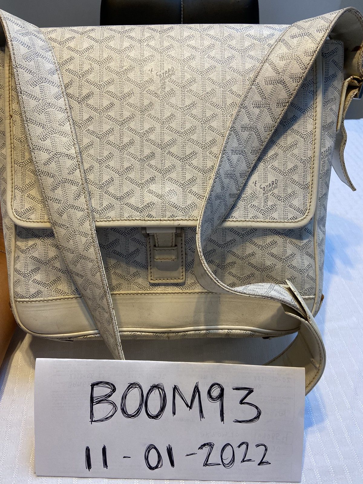 Vintage Goyard , Messenger bag Grailed