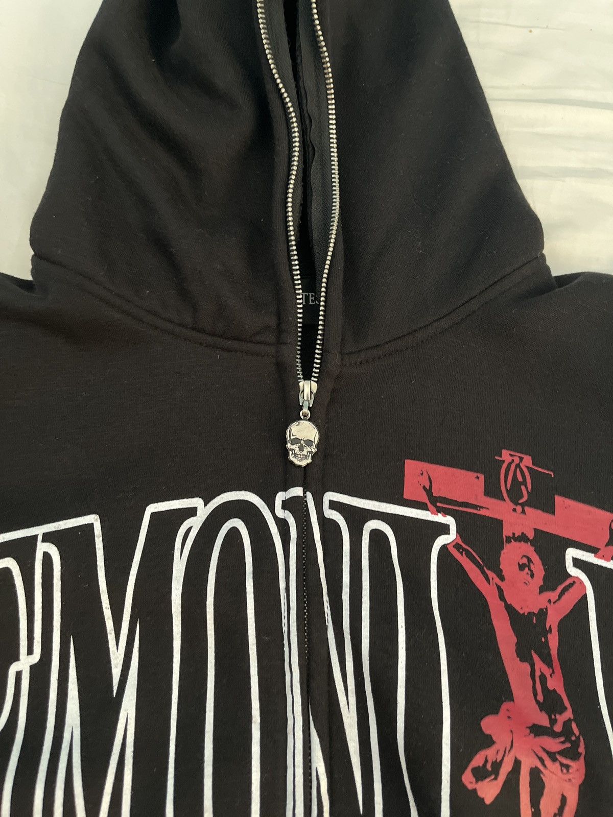 Demonites full outlet zip up hoodie