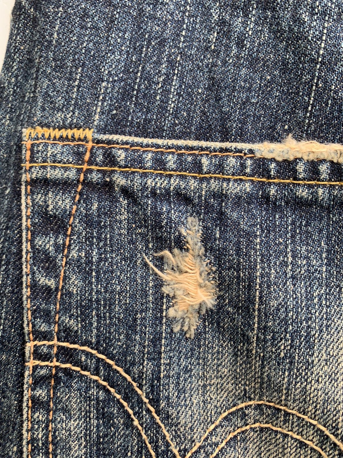 Edwin × Vintage Japanese Brand Edwin 503 R Distressed Denim Size US 32 / EU 48 - 23 Thumbnail