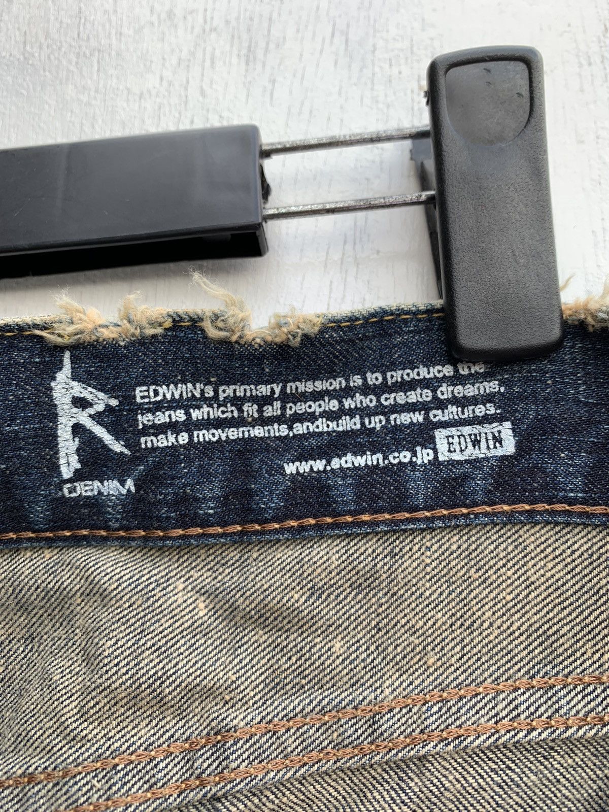 Edwin × Vintage Japanese Brand Edwin 503 R Distressed Denim Size US 32 / EU 48 - 13 Thumbnail
