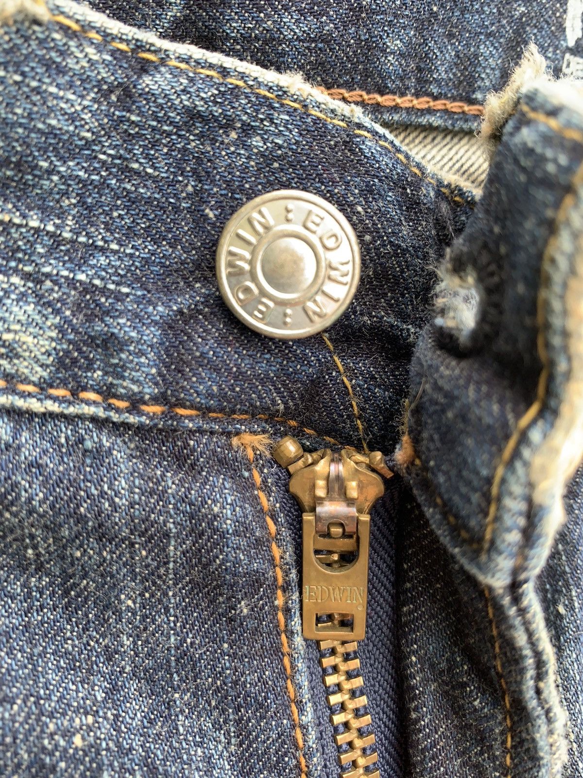 Edwin × Vintage Japanese Brand Edwin 503 R Distressed Denim Size US 32 / EU 48 - 11 Thumbnail