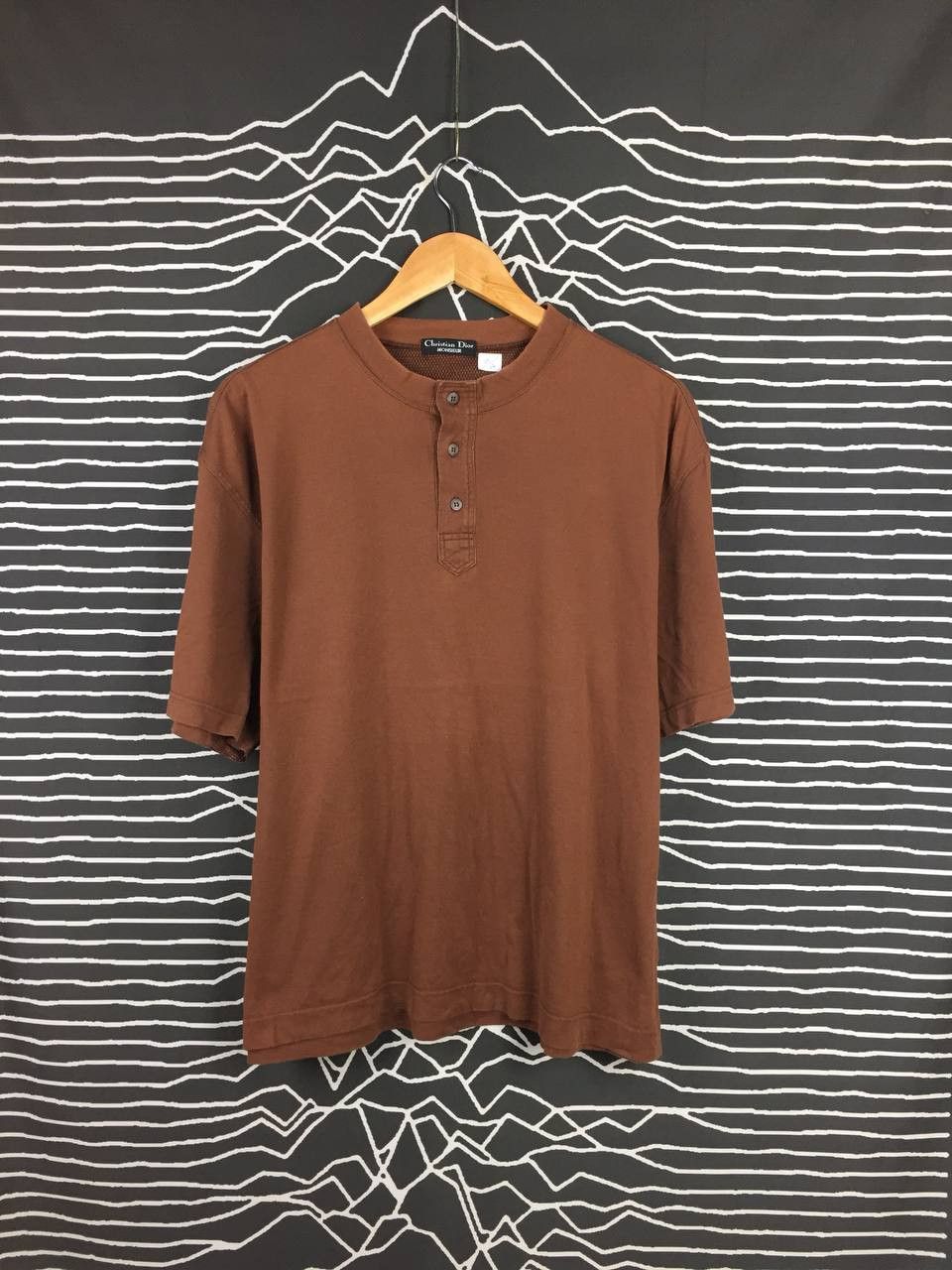 Christian Dior Monsieur Vtg Christian Dior Monsieur Classic Button Tee Size US XL / EU 56 / 4 - 1 Thumbnail